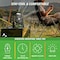 Wakeman Camping Fan with Tent Light - 5400mAh Rechargeable Portable Fan with Light by Wakeman Green 75-CMP1135 - alternate 7